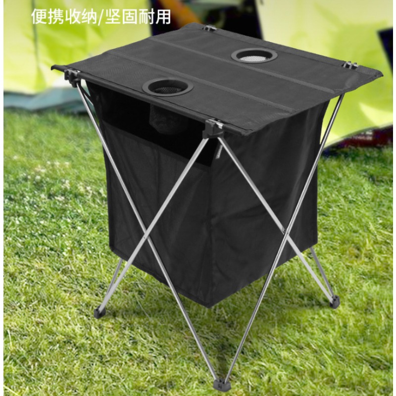 Outdoor Adventure Table With Storage - Aluminiowy składany stół z torbą do