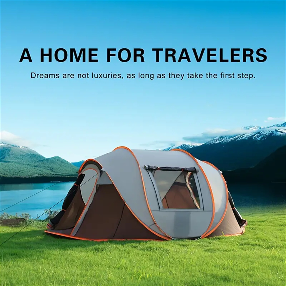 Outdoor Adventure Tent - Namiot dla 5-8 osób, szybkie rozkładanie,