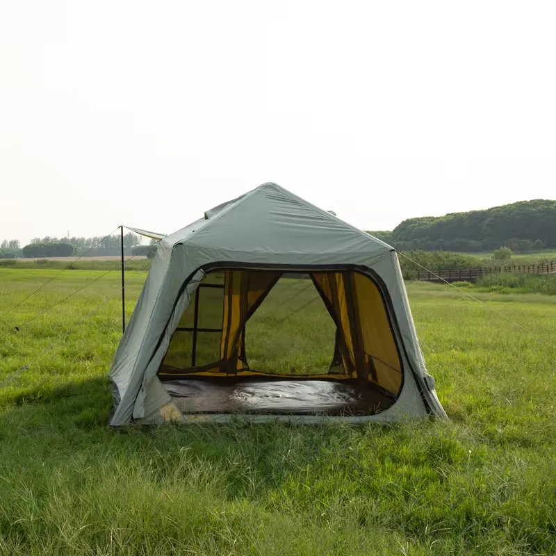 Outdoor Adventure Tent - Wodoodporny, przenośny namiot dmuchany z tkaniny