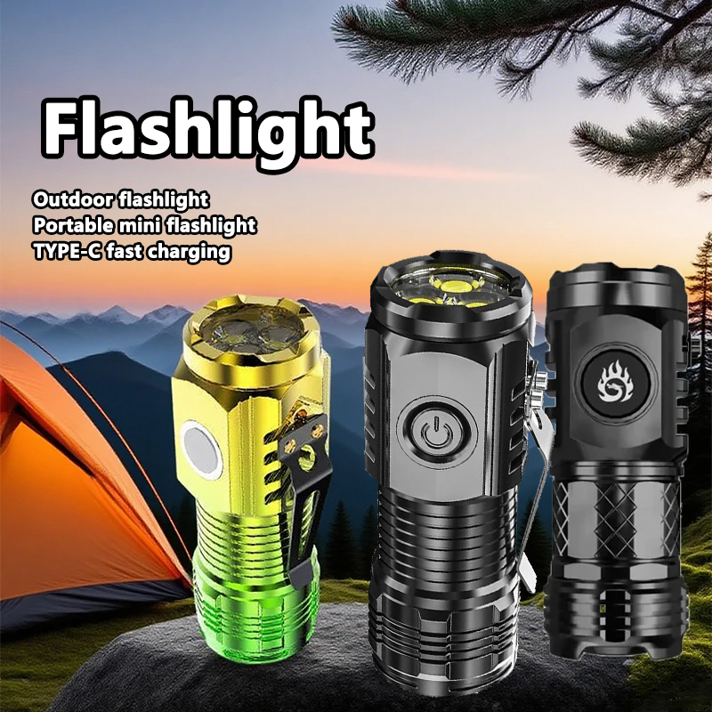 Outdoor Adventure Trips - Super Jasna MINI Latarka LED Akumulatorowa
