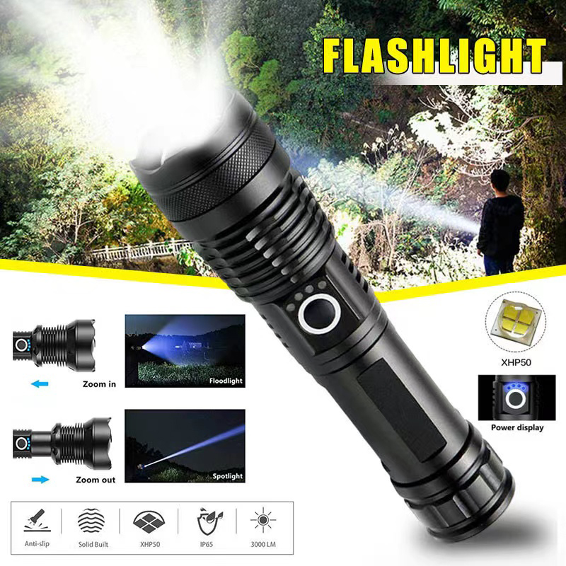 Outdoor Adventure Trips - Latarka LED o dużej mocy XHP70,