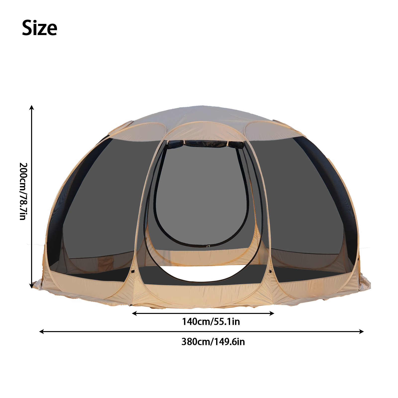 Namiot z rozkładanym ekranem P – Outdoor Adventure Tent recenzja i cena