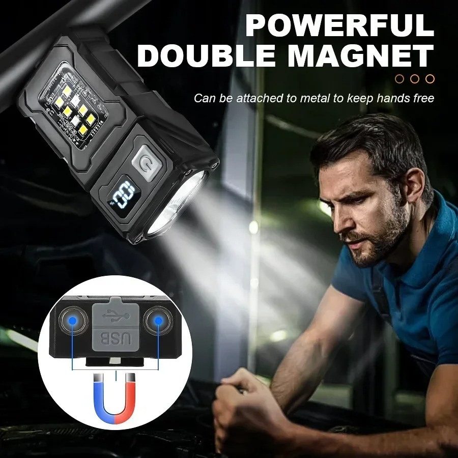 Mini USB Latarka LED z magnese – Outdoor Adventure Trips recenzja i cena