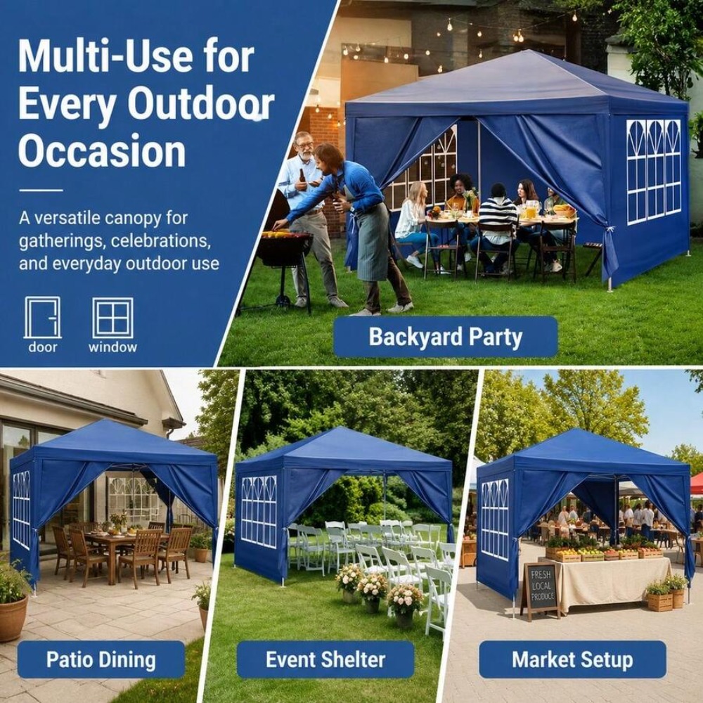 Namiot ogrodowy typu pop-up 10 – Outdoor Adventure Tent recenzja i cena