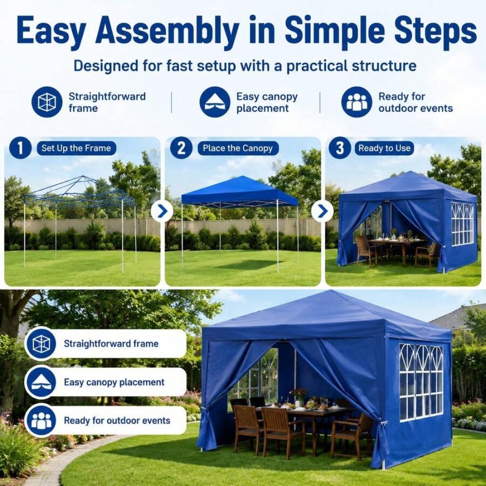 Namiot ogrodowy typu pop-up 10 – Outdoor Adventure Tent recenzja i cena